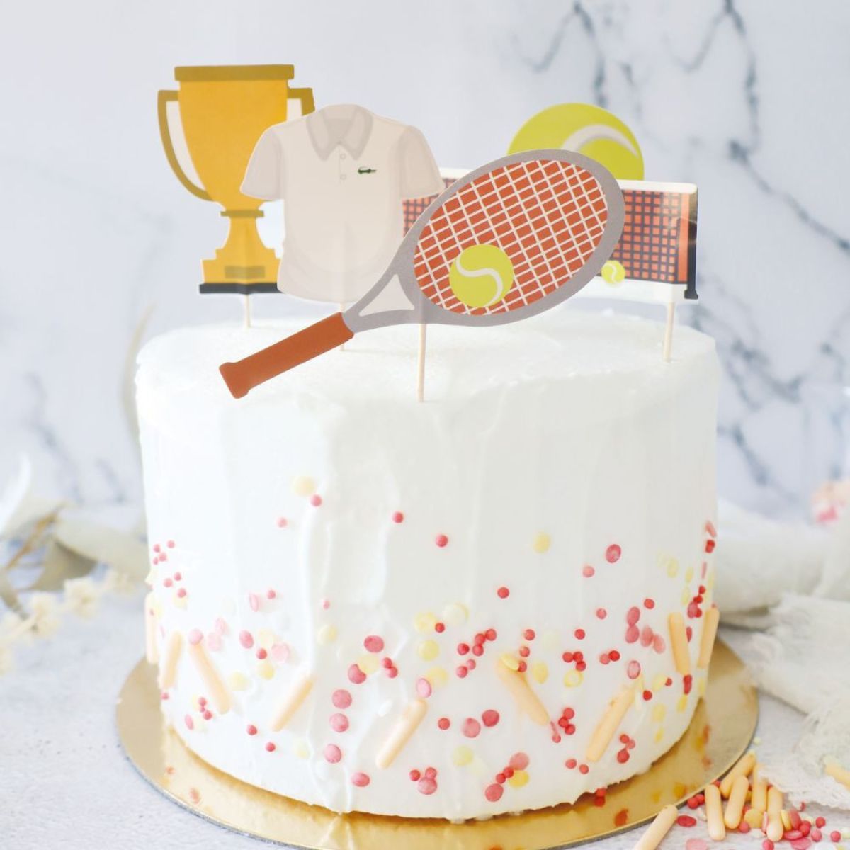 ScrapCooking Kakedekorasjon – Tennis Tema
