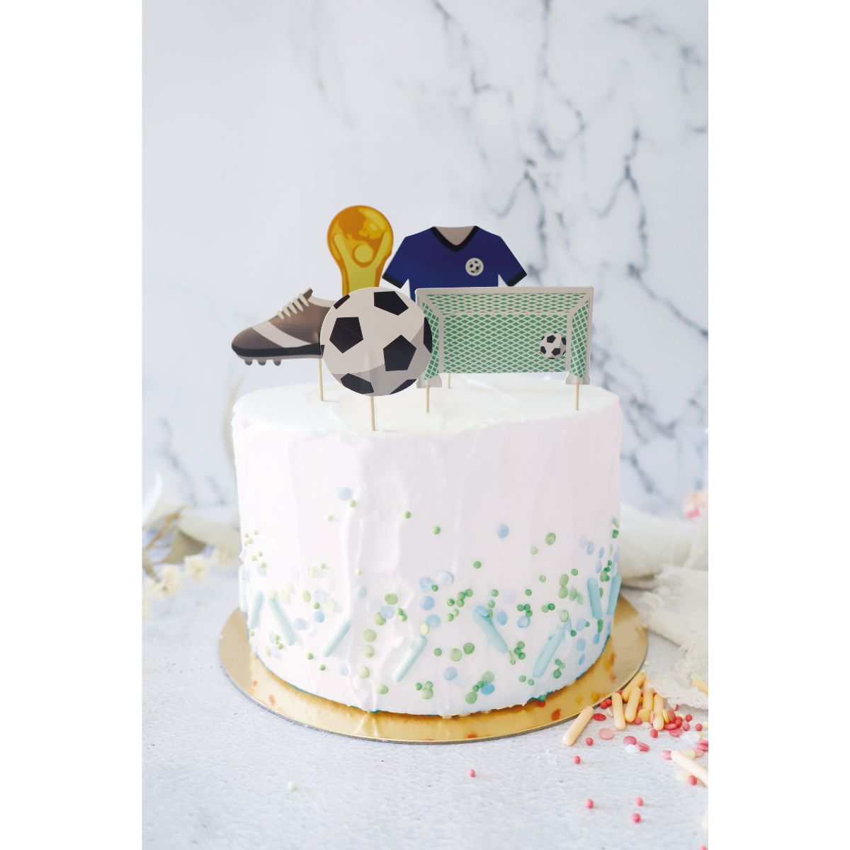 ScrapCooking Kakedekorasjon – Fotball Tema