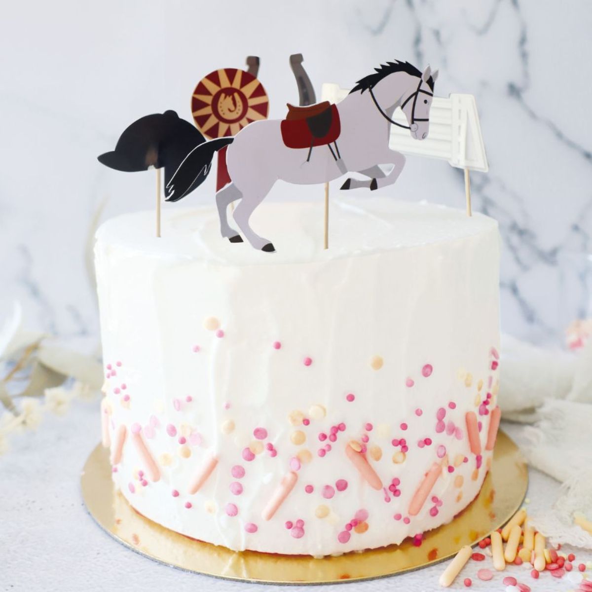 ScrapCooking Kakedekorasjon – Hestesport Tema