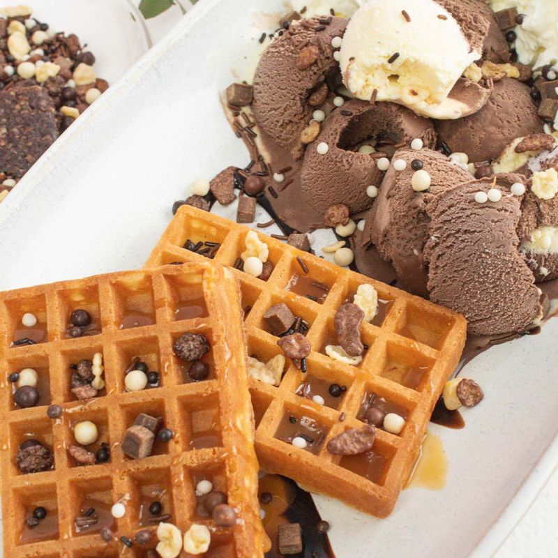 sjokoladetopping til iskrem og desserter
