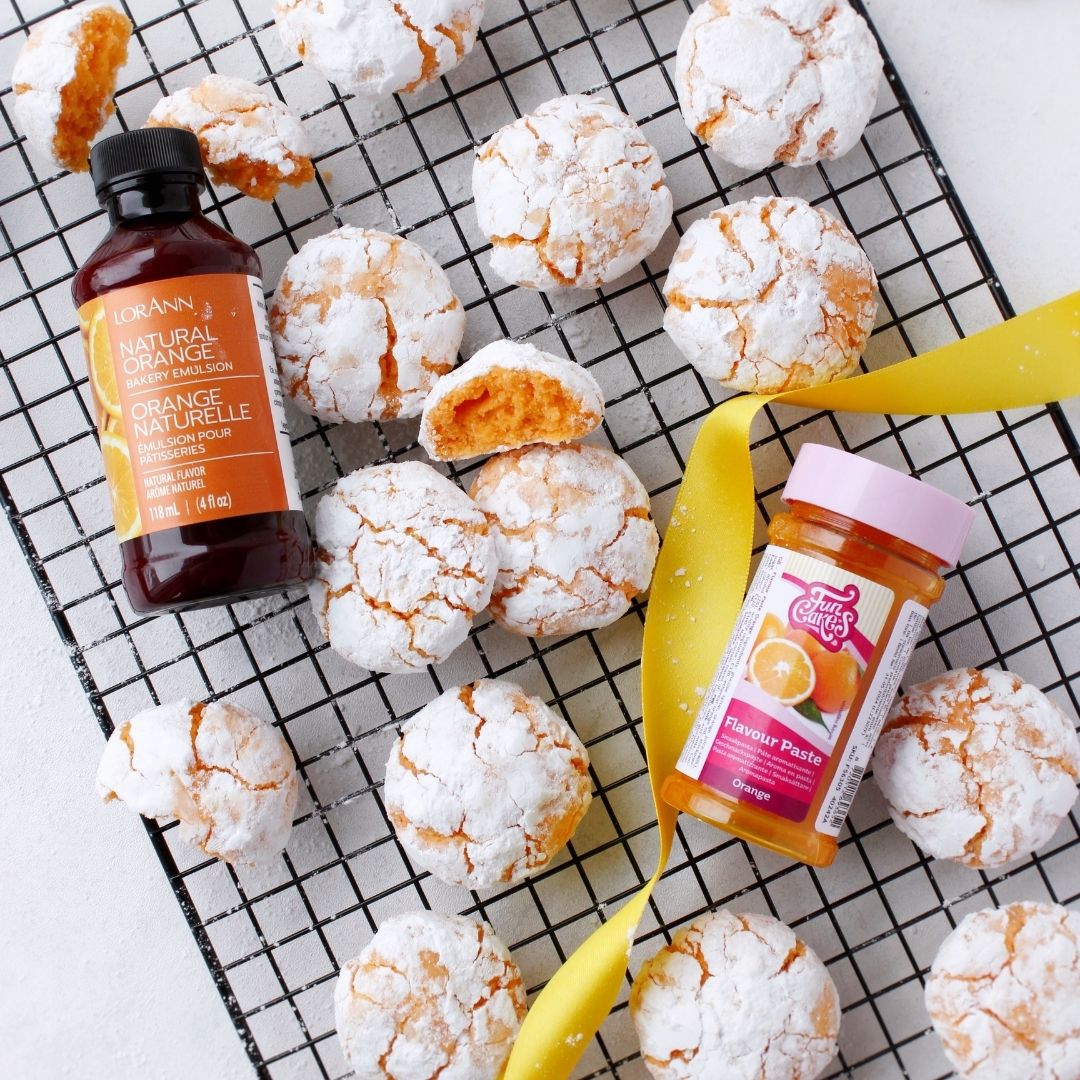 Produktpakke -Appelsin Crinkle Cookies-