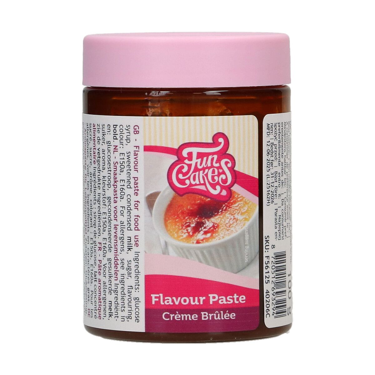 FunCakes Smakstilsetning paste - Crème Brûlée, 100g