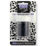 PME Glitter Flakes - Svart 7g