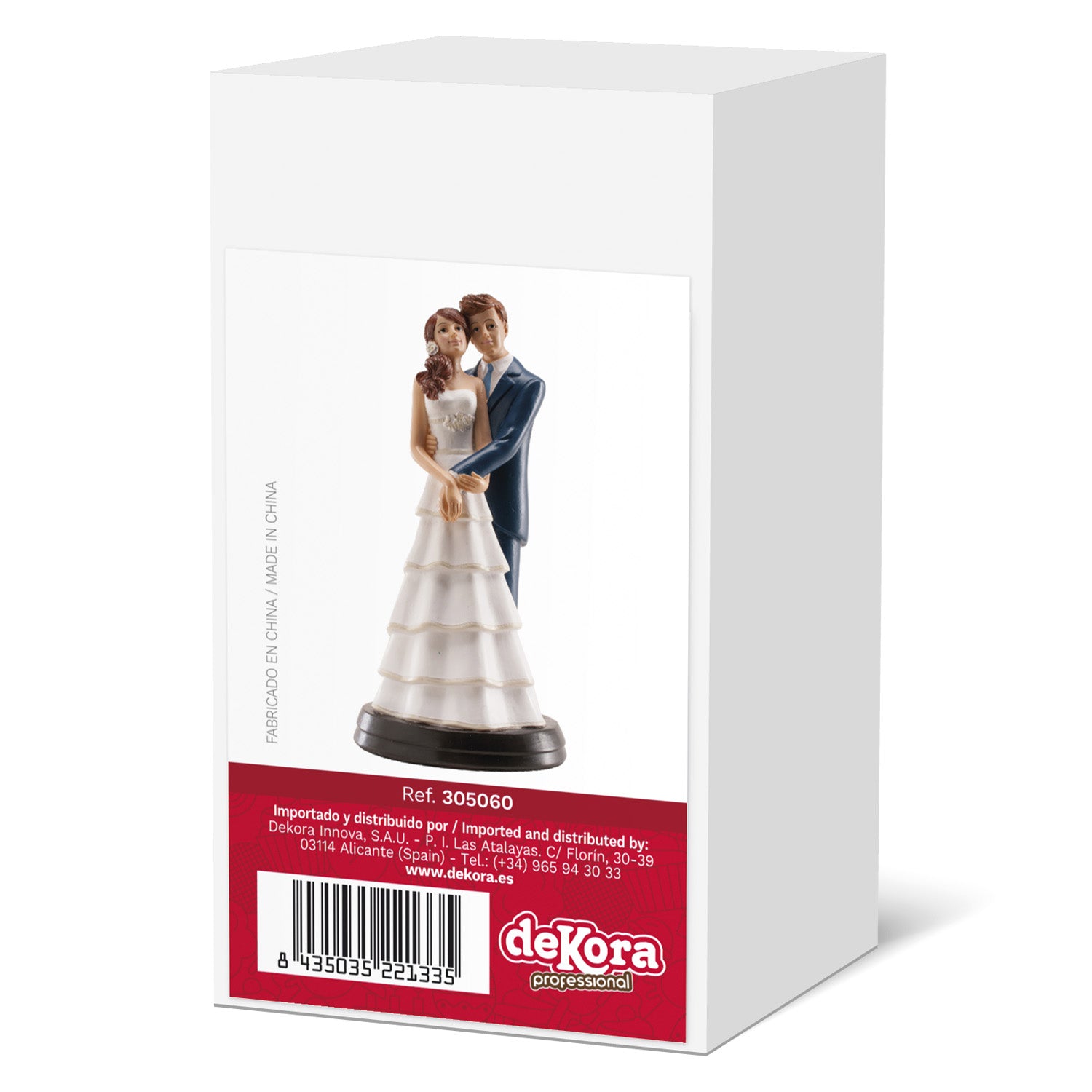 Kaketopp til bryllup -Klassisk- 18cm