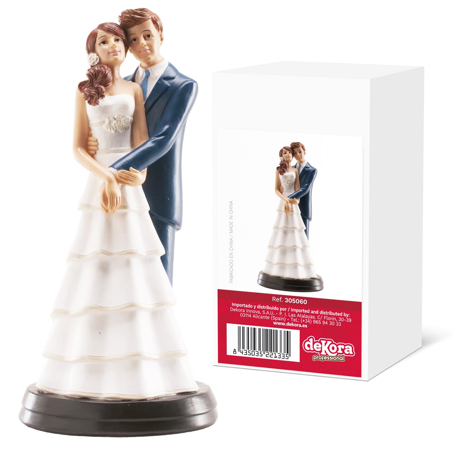 Kaketopp til bryllup -Klassisk- 18cm