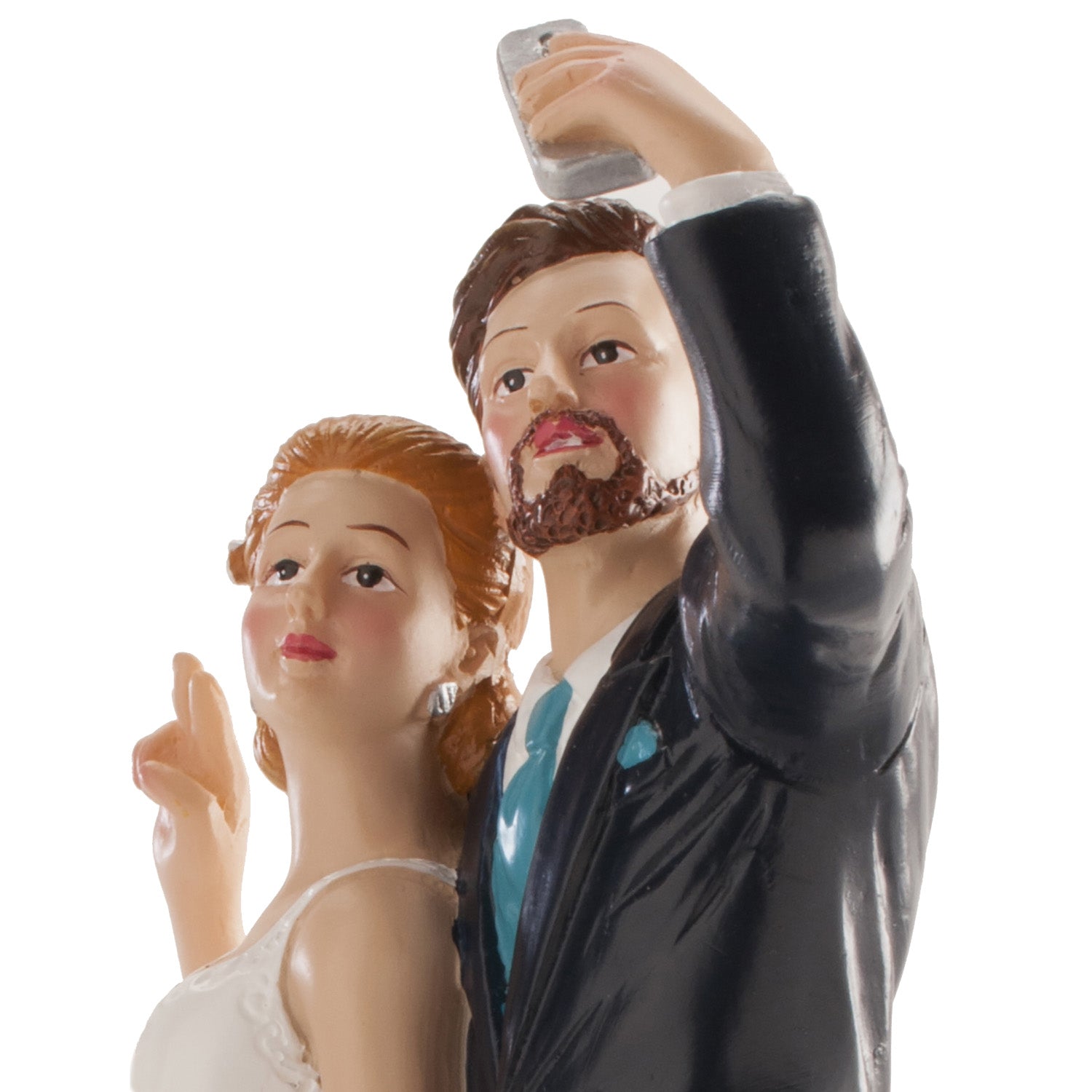 Kaketopp til bryllup -Selfie- 20cm