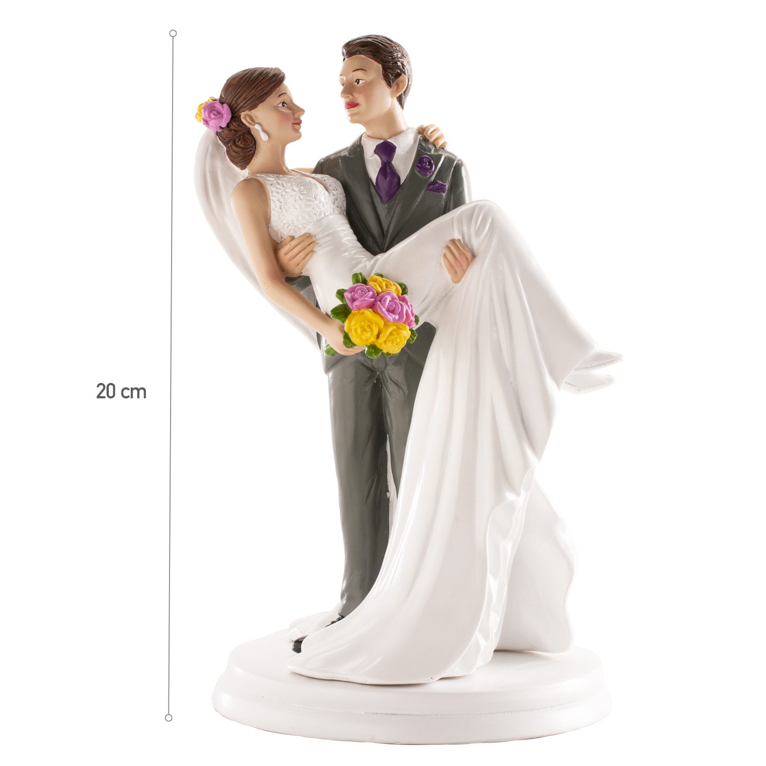 Kaketopp til bryllup -Bærer- 20cm