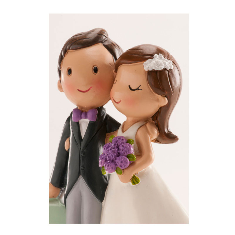 Kaketopp til bryllup -Just Married- 12cm