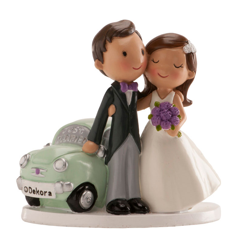 Kaketopp til bryllup -Just Married- 12cm