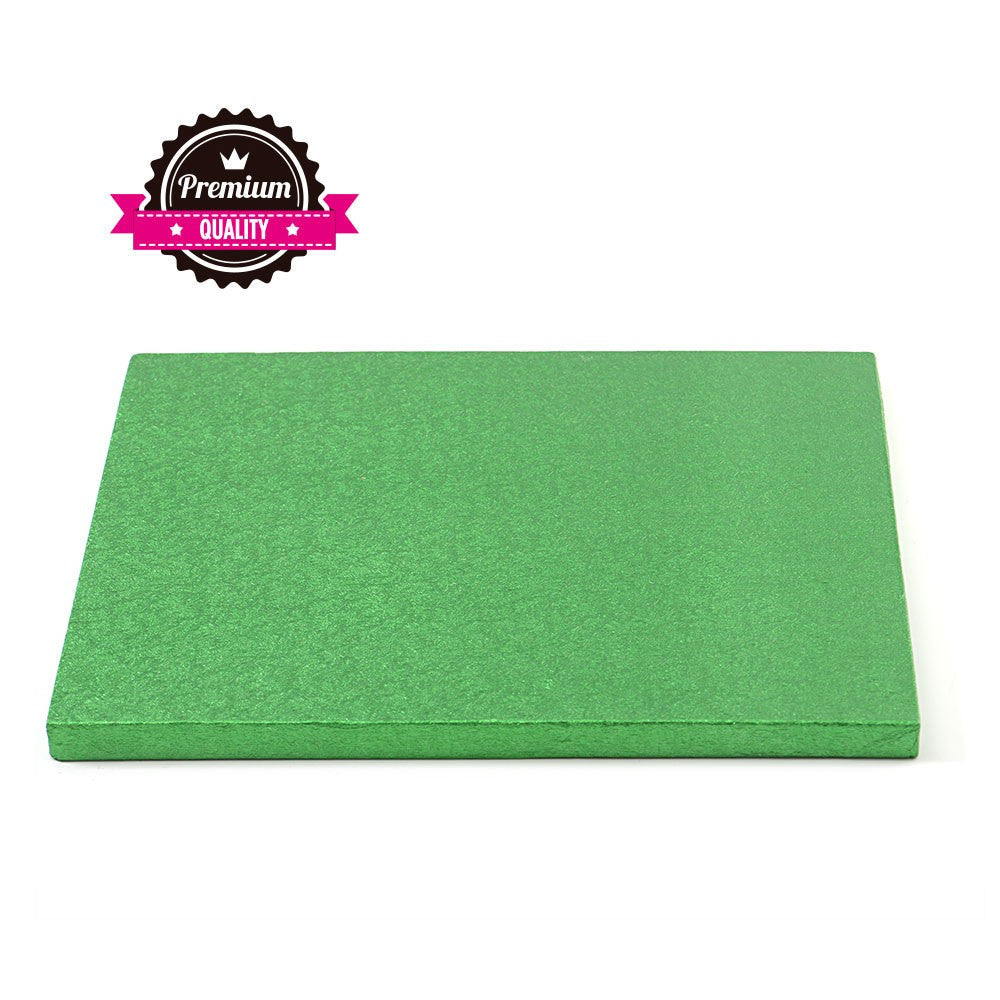 Kake Drum Kvadrat Grønn 40cm