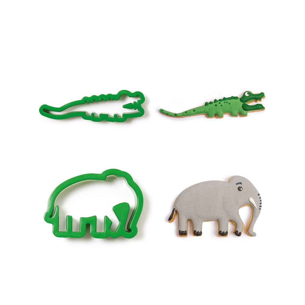 Decora Utstikkere - Krokodille og Elefant