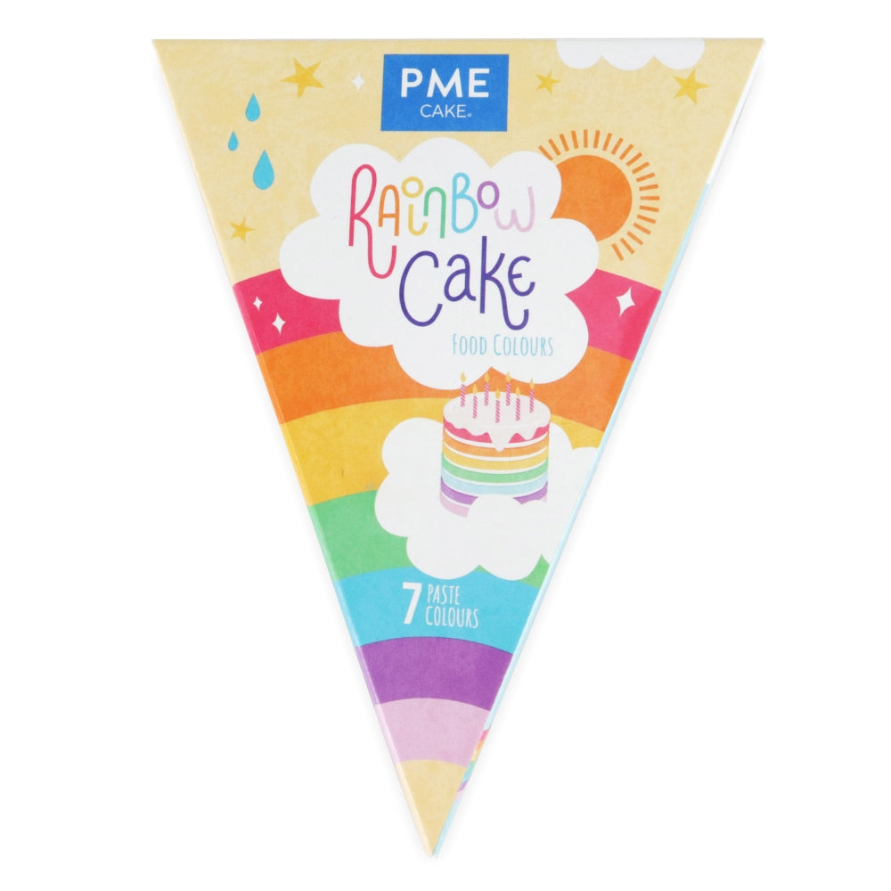 PME Pastafarger - Sett til regnbuekake