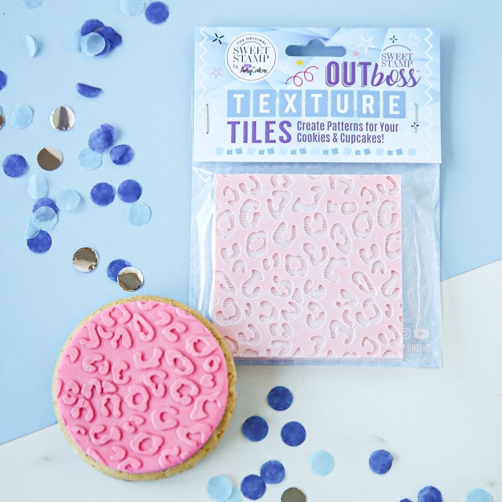 Sweet Stamp OUTboss Texture Tiles - Leopard