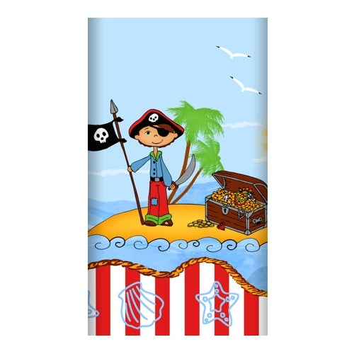 Papirduk piratmønstret, 1,2 x 1,8m