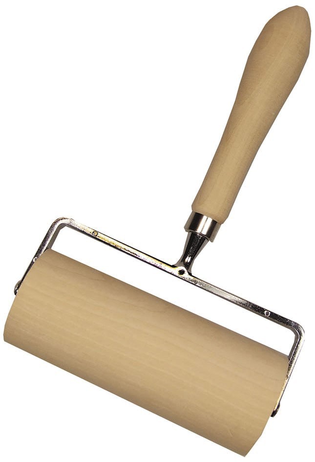 Bakerulle med håndtak - glatt 13cm