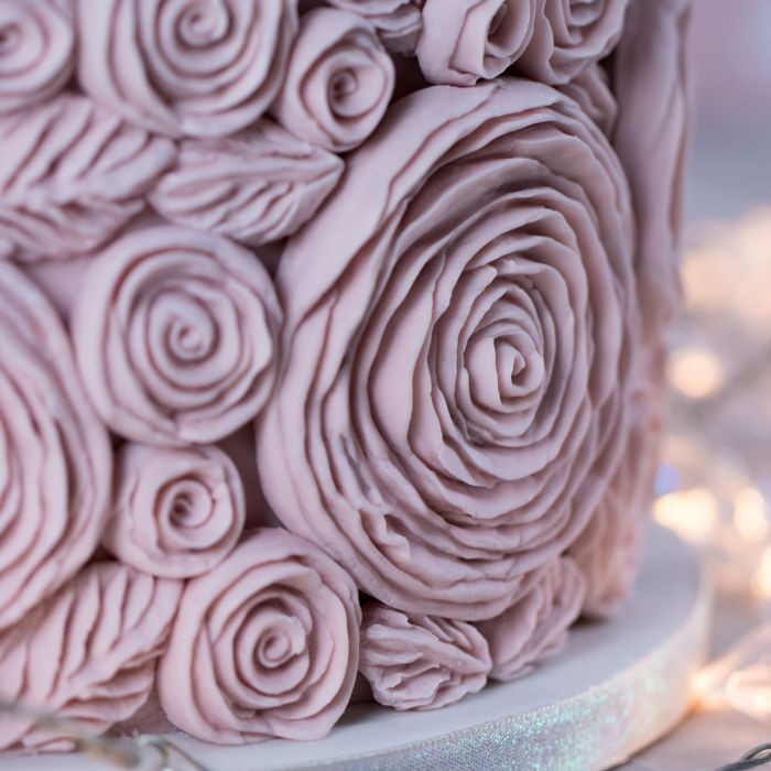 Karen Davies silikonform Ruffled Roses