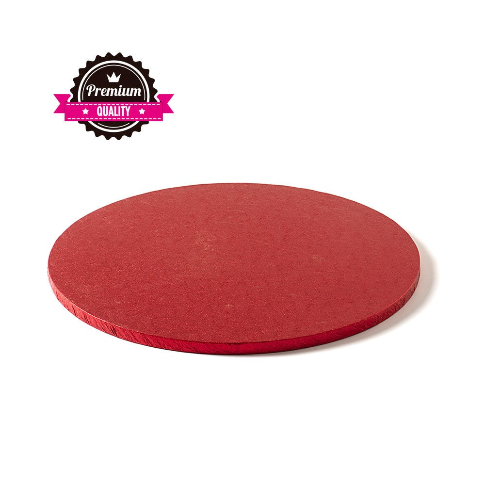Kake Drum Rund Rød  30cm
