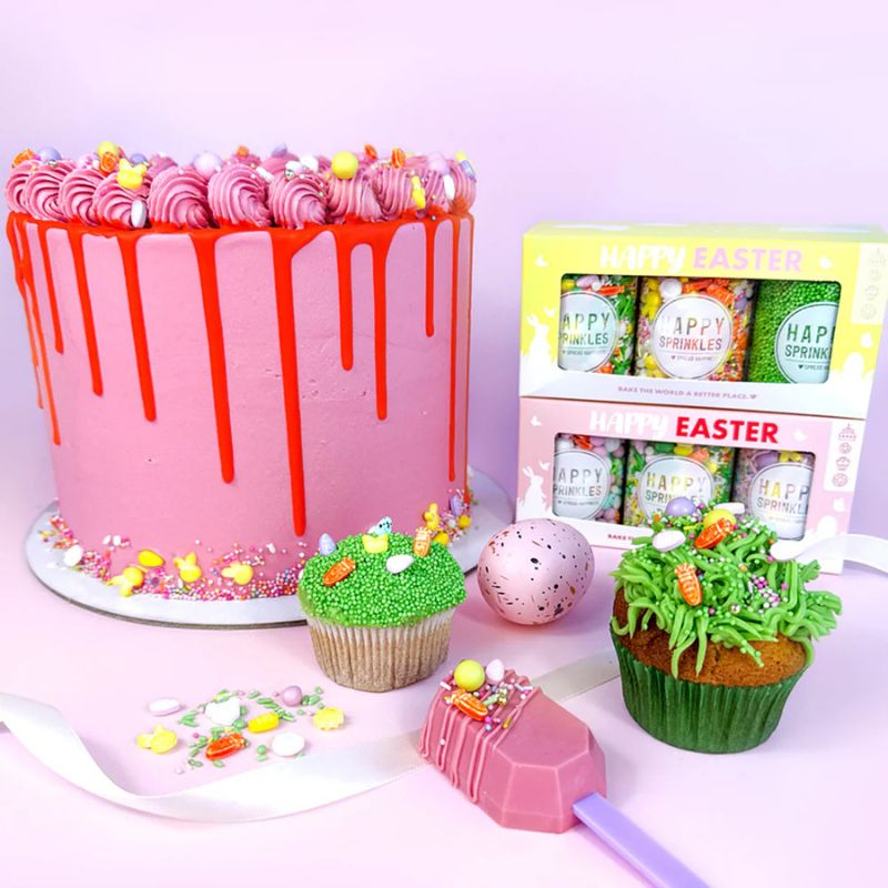 Gavepakning med påskekakestrø fra Happy Sprinkles