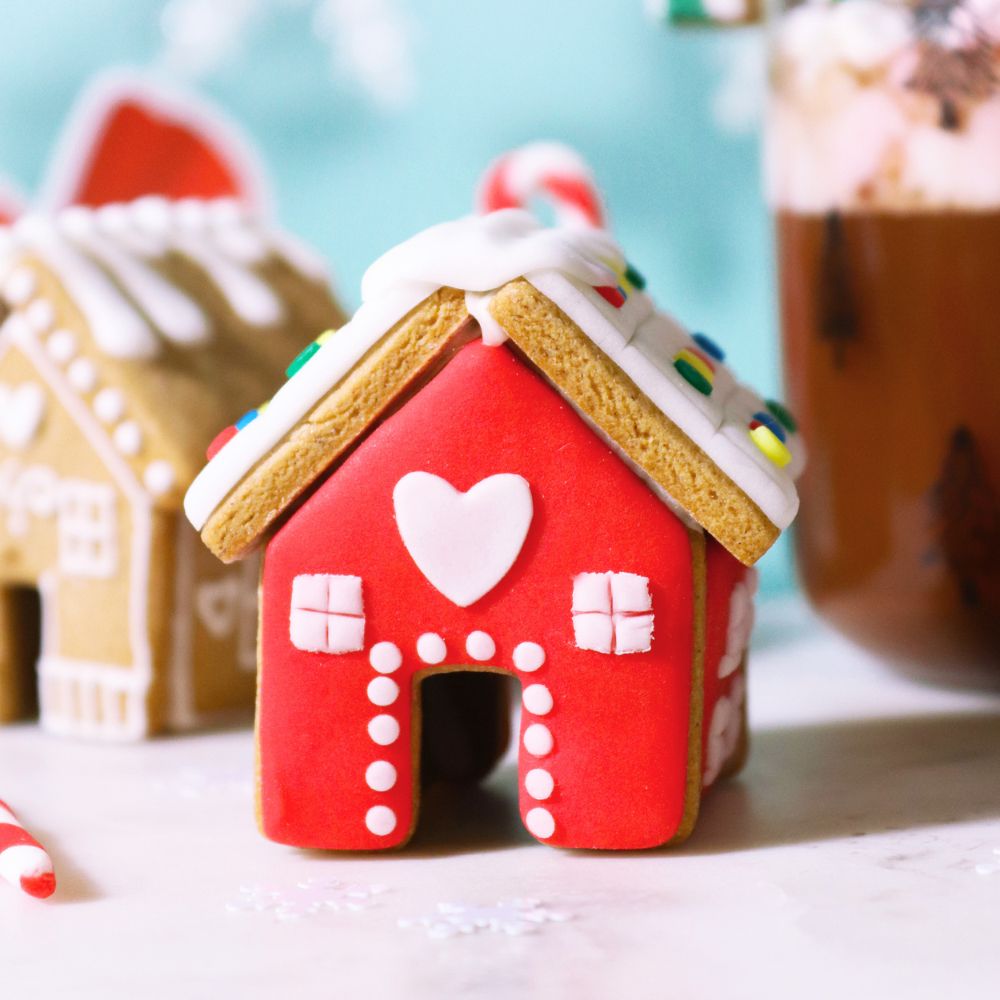 mini pepperkakehus til kopp