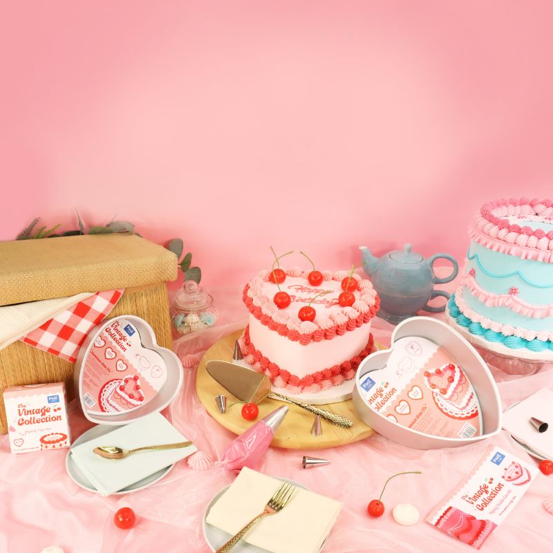 Kakeform hjerte, 20cm x 5cm