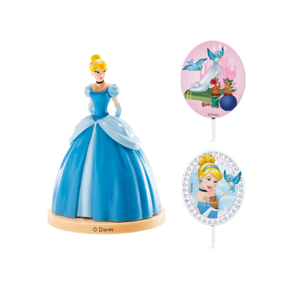 Prinsesse Askepott Kaketopp - 3 deler