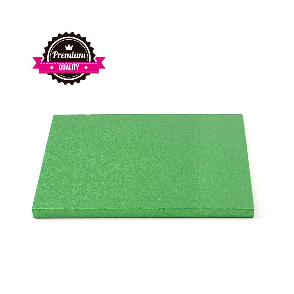 Kake Drum Kvadrat Grønn 30cm