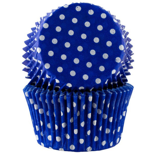 Muffinsform, Blå polka Jumbo 30 stk
