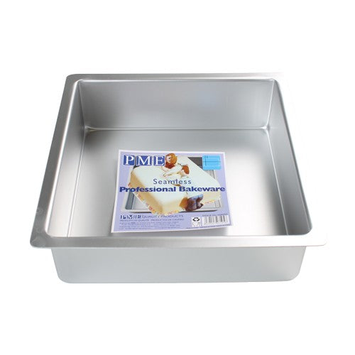 PME Dyp Firkantet kakeform -20x20x7.5cm- 