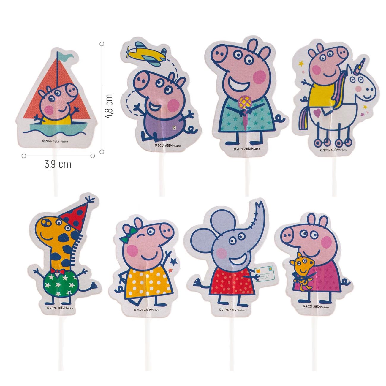 Cupcaketopper – Peppa Gris – pk/16