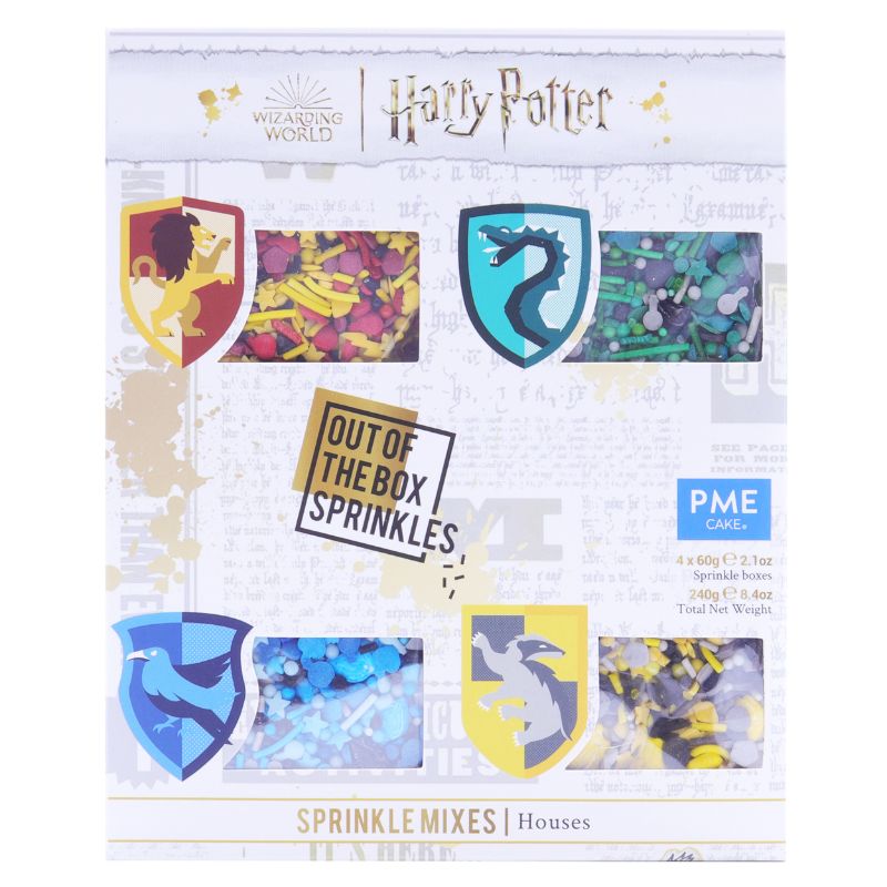 PME Harry Potter Kakestrø -Husene i Galtvort- 240g
