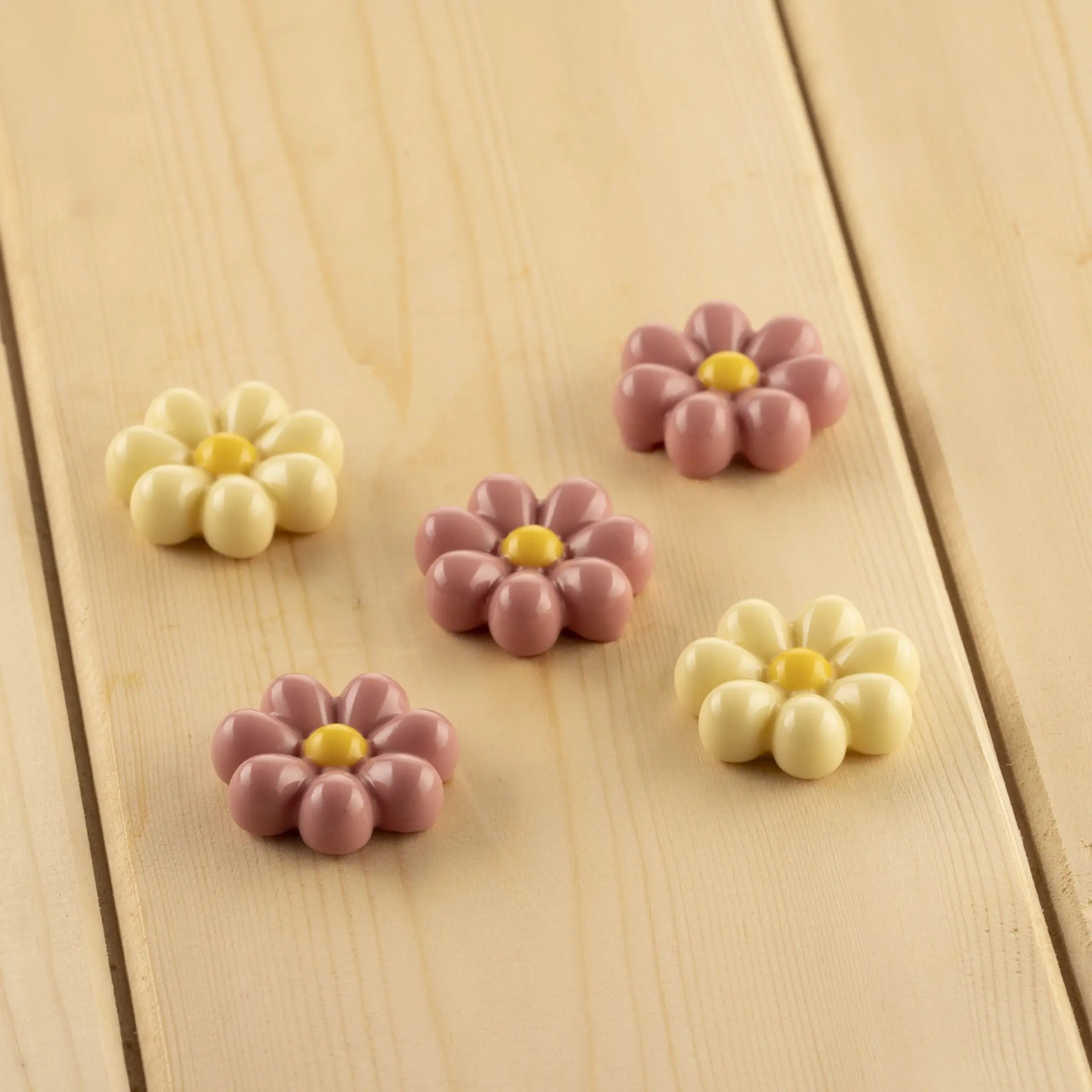 Silikomart Konfektform Blomster, 3D-effekt