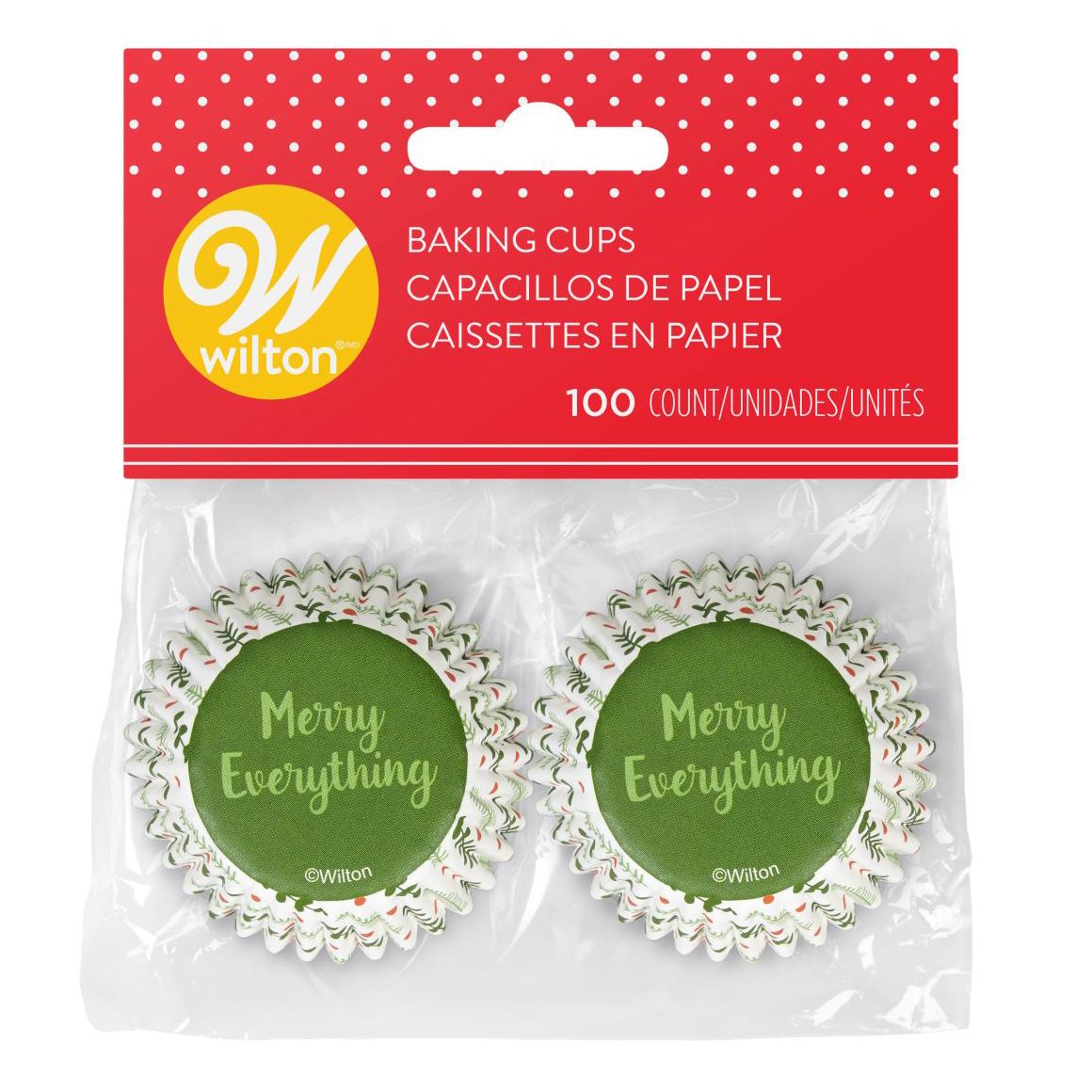 Wilton Mini Muffinsformer Jul pk/100