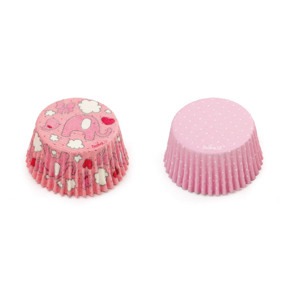 Decora Muffinsformer, Standard - Rosa pk/36