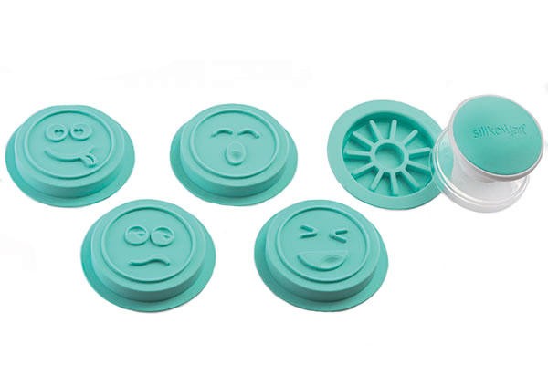 Silikomart Kjeksstempel -Emoji- pk/4