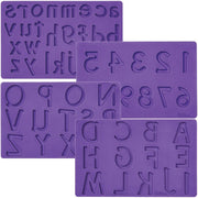 Silikon Mold, Tall og bokstaver