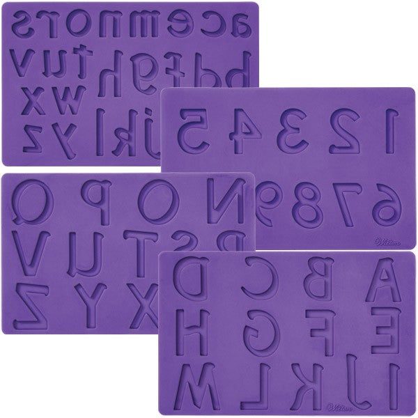 Silikon Mold, Tall og bokstaver