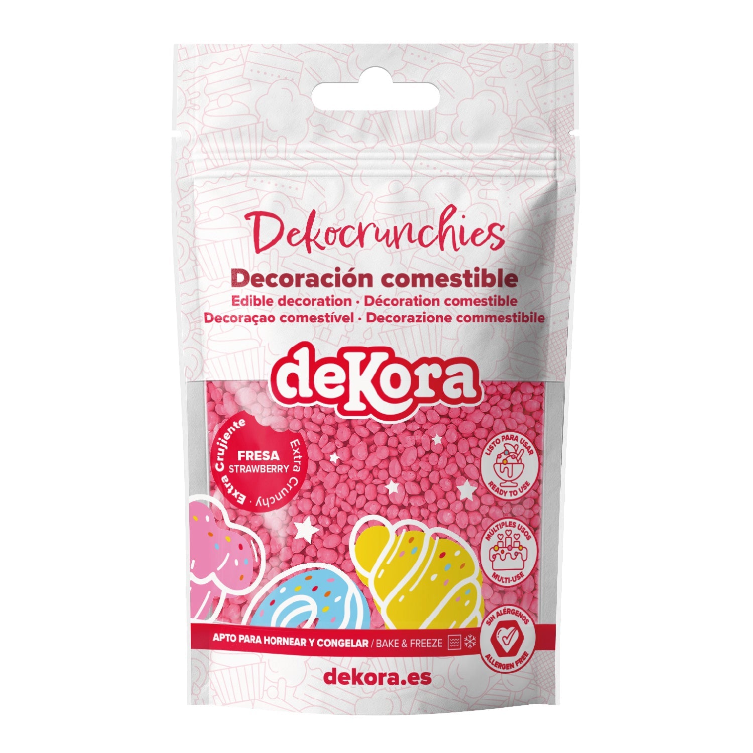 Jordbærstrøssel, Dekocrunchies fra deKora, 100g