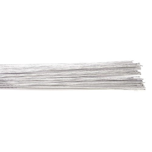 Blomsterwire Sølv 50stk 0,50mm 24 gauge
