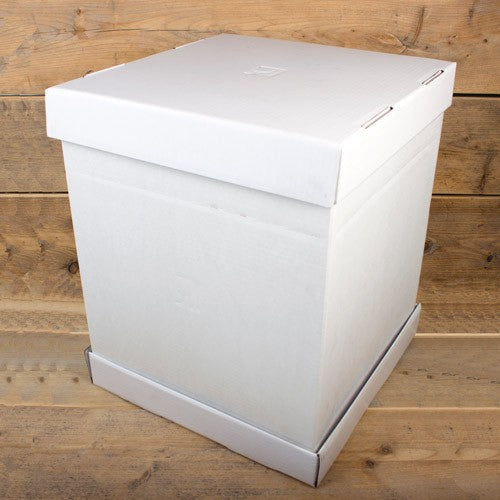 FunCakes Stor Kakeeske - Hvit 37x37x45cm