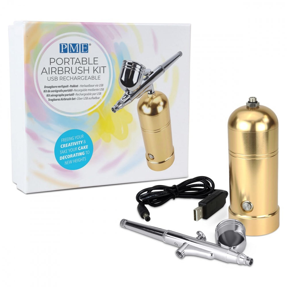 PME Portabel Airbrush-maskin, Gullfarget