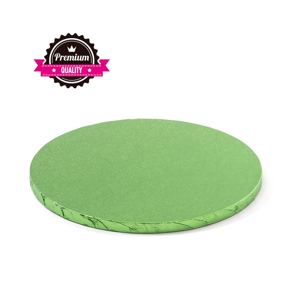 Kake Drum Rund Lys grønn  30cm