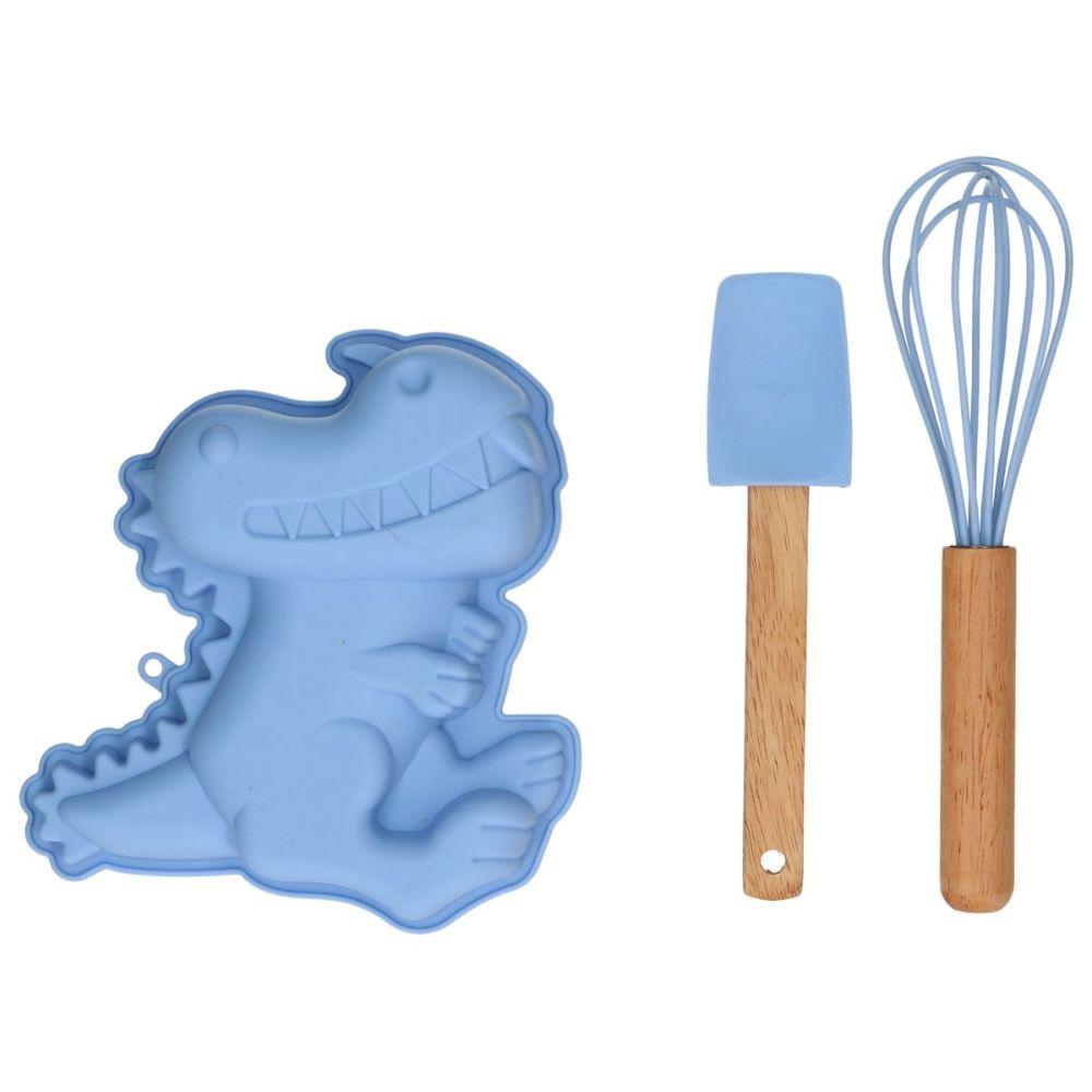 Wilton dinosaur bakesett i gaveeske med vindu – gave til barn