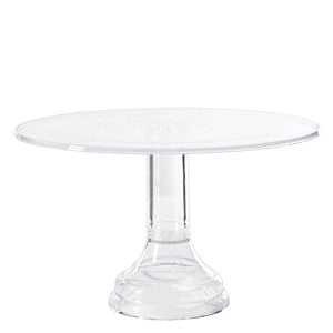 Kakestativ i blank plast, D33,5cm H20cm