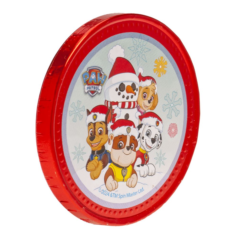 Paw Patrol Sjokolademynter med juletema, 50g
