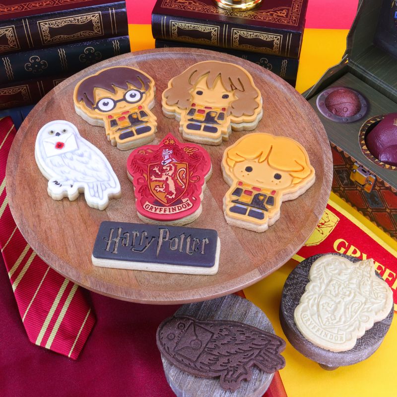 Harry Potter Utstikker med embosser -Harry, Ronny og Hermine-