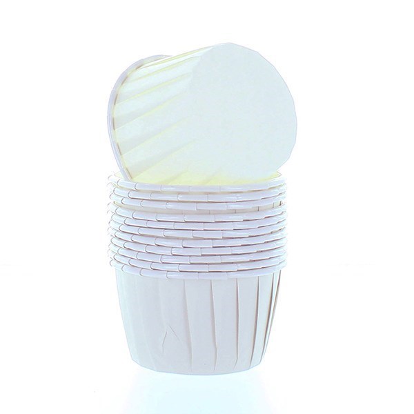 Engangsbeger Nut cups -Ivory- 5 cm, 12 stk