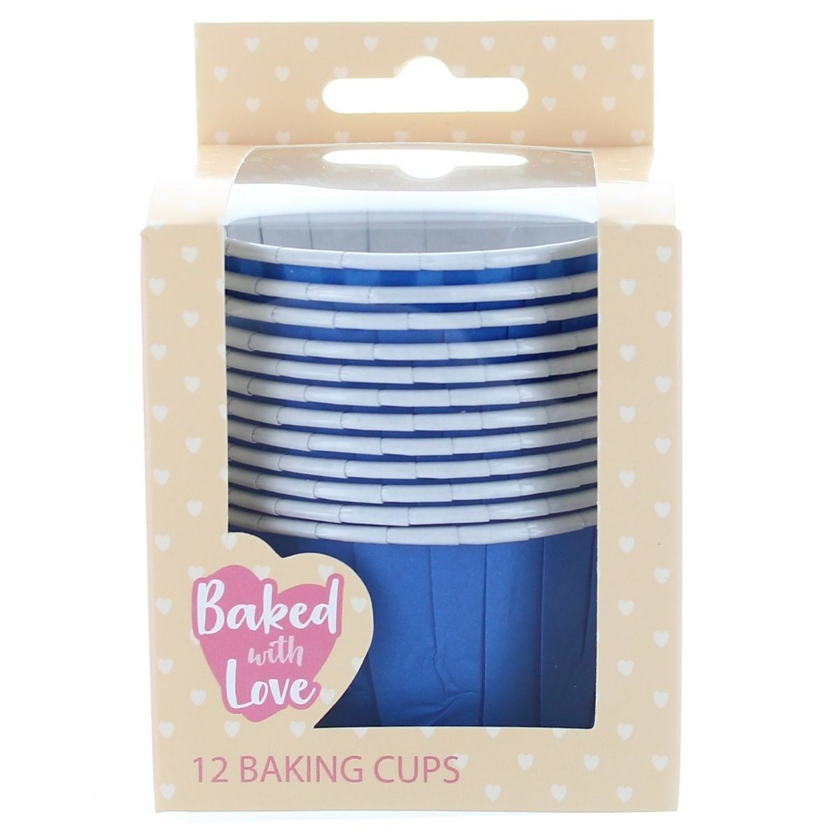 Marineblå nut cups