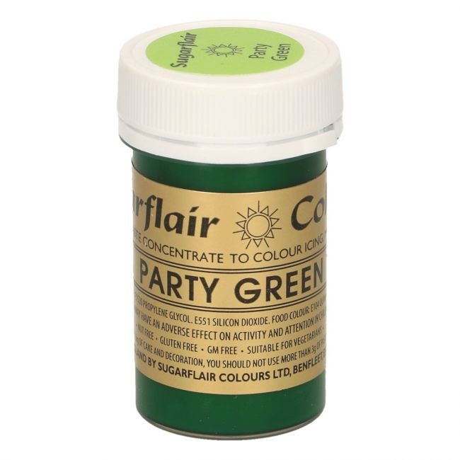 Sugarflair pastafarge Party Green, 25g
