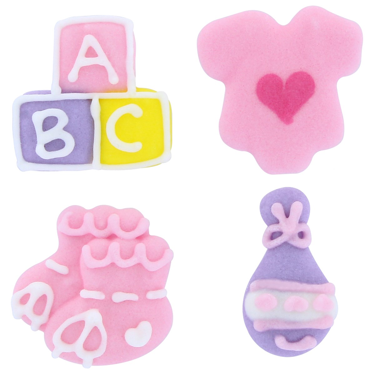 Culpitt Spiselig kakepynt Baby -Rosa- pk/12