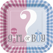 Babyshower gutt/jente 8stk engangsfat